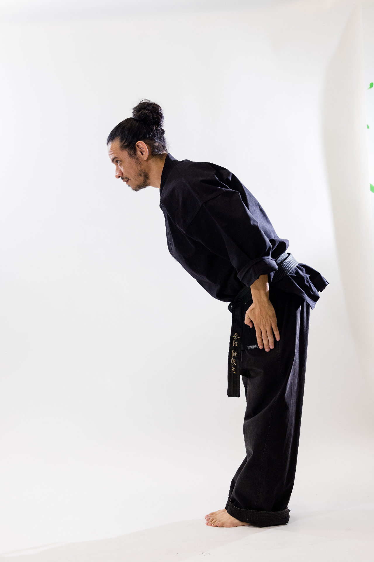 Roundhouse instructor bowing — respect and discipline
